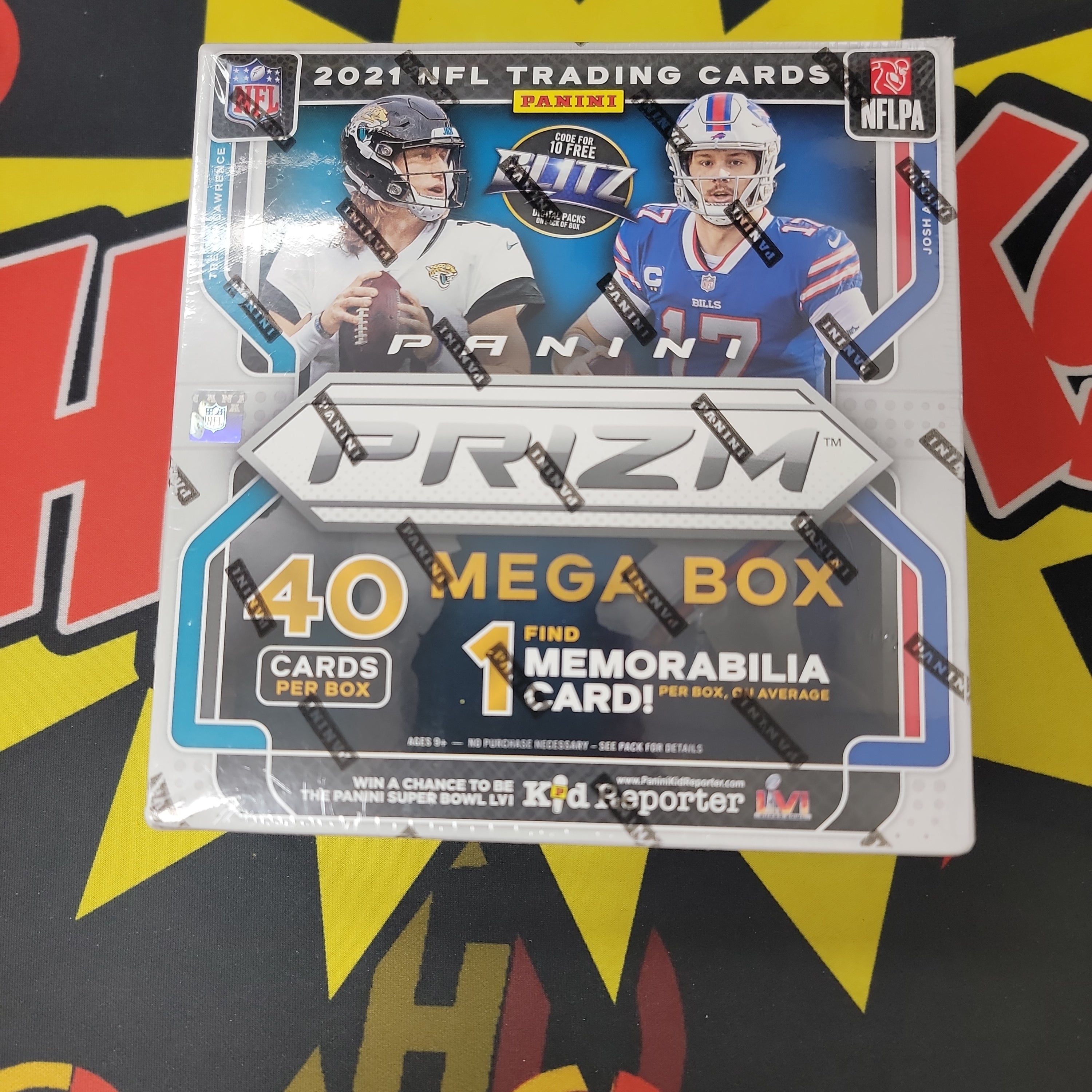 2021 PANINI PRIZM FOOTBALL MEGA BOX