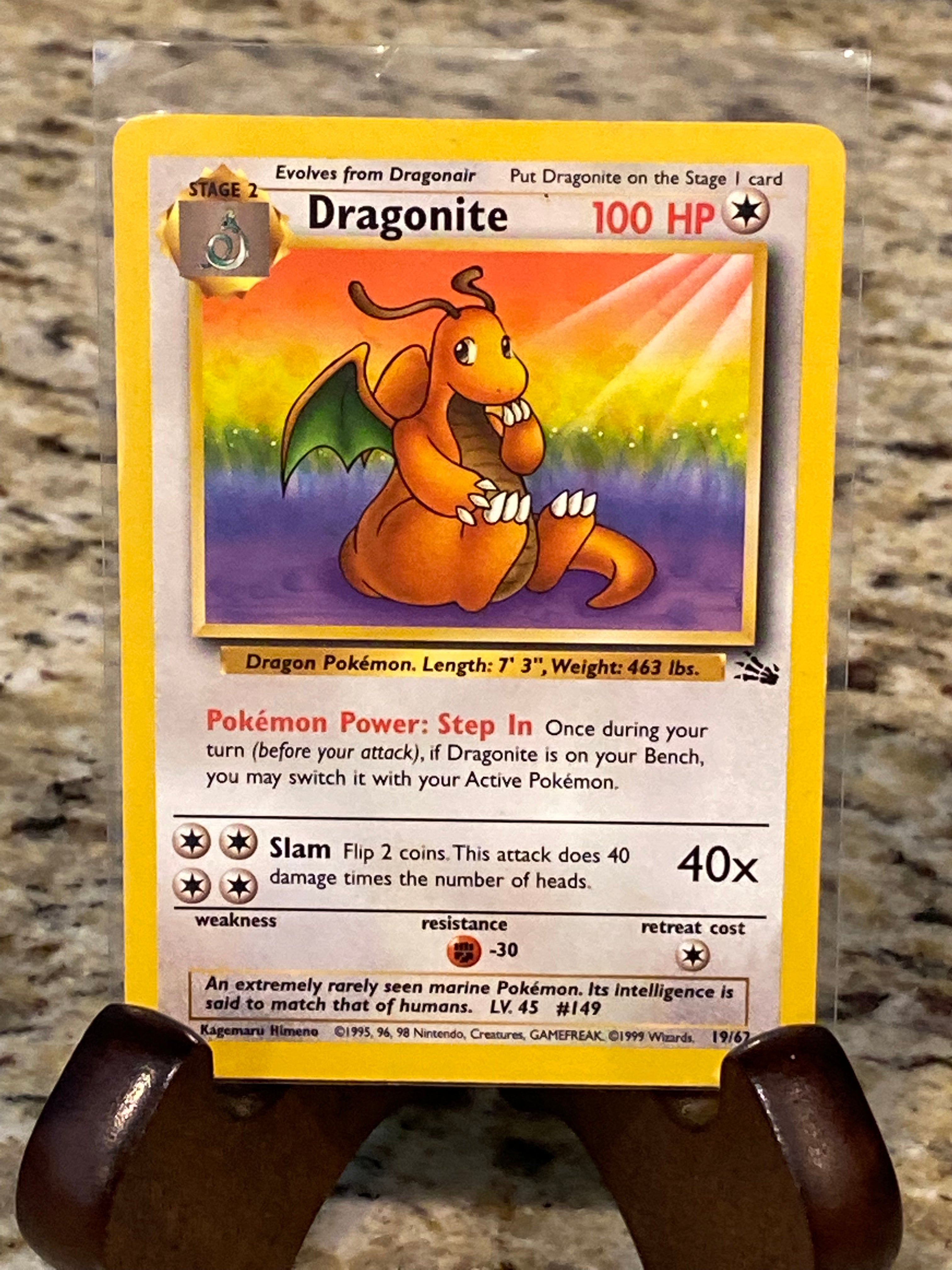 Vintage Singles, Vintage Mystery box/bags and Sealed Rip N Ship - Fossil  Dragonite NM